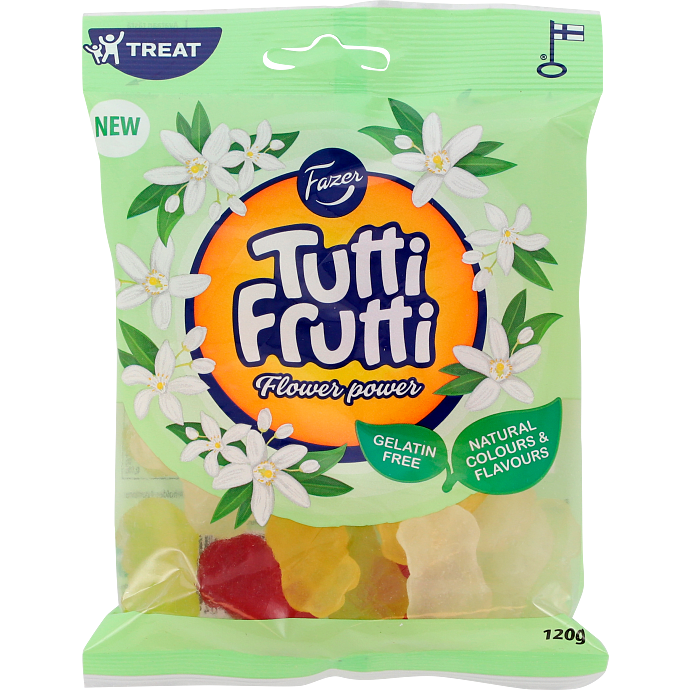 Tutti Frutti Flower power gelatinefri