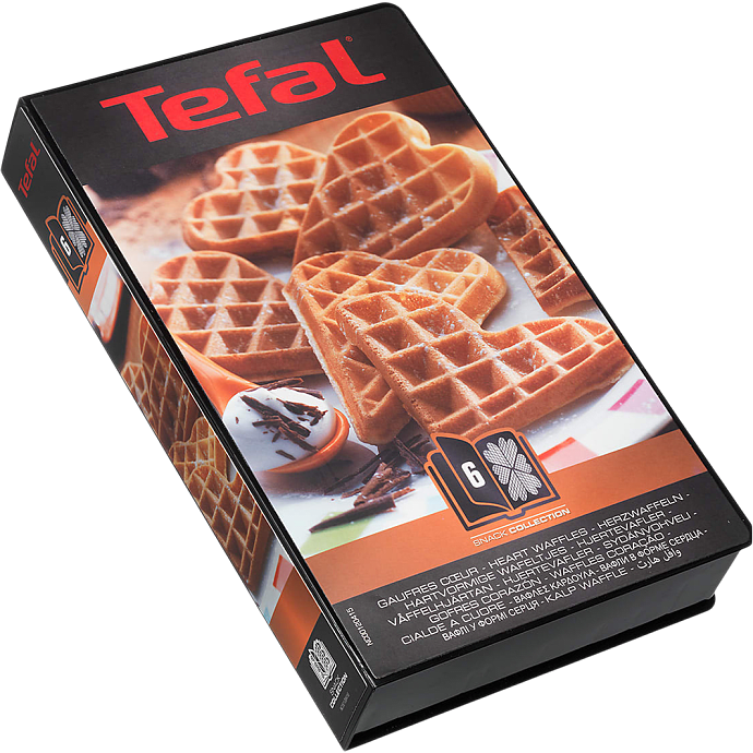 Tefal Snack Collection 6: Hjerteformede vafler