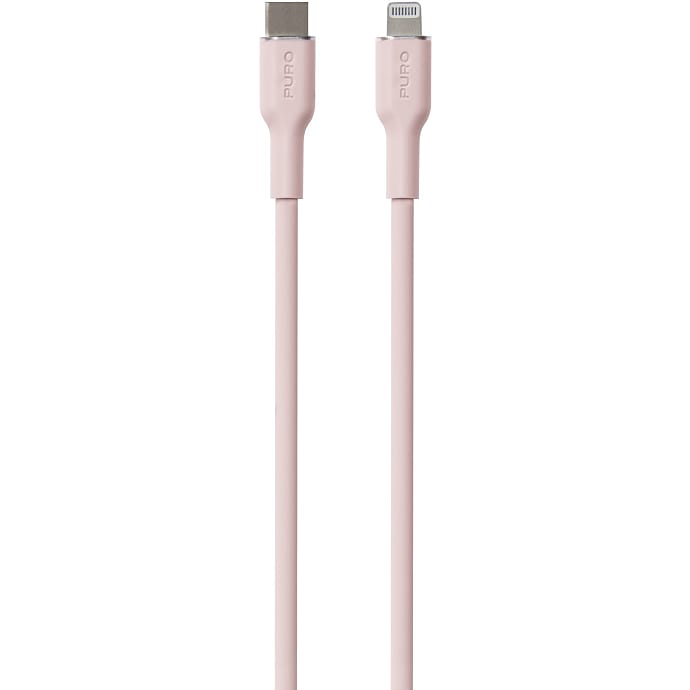 PURO USB C-lightning kabel 1,5 meter - rosa