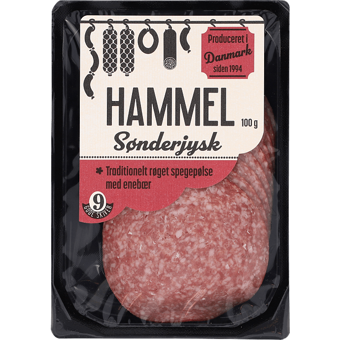 Sønderjysk spegepølse i skiver