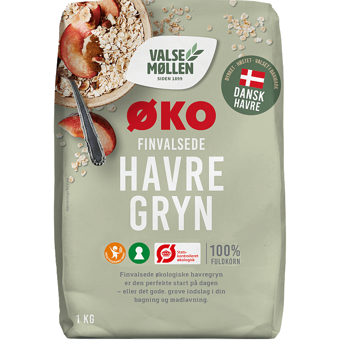 Finvalsede havregryn øko