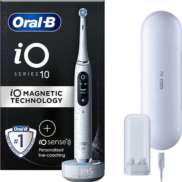 Oral-B iO10 elektrisk tandbørste - hvid