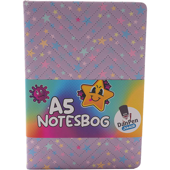 Danpen Junior notesbog A5 stjerne