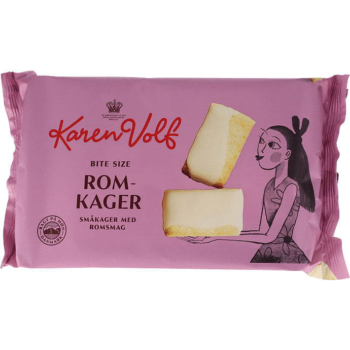 Småkager m. romsmag og glasur