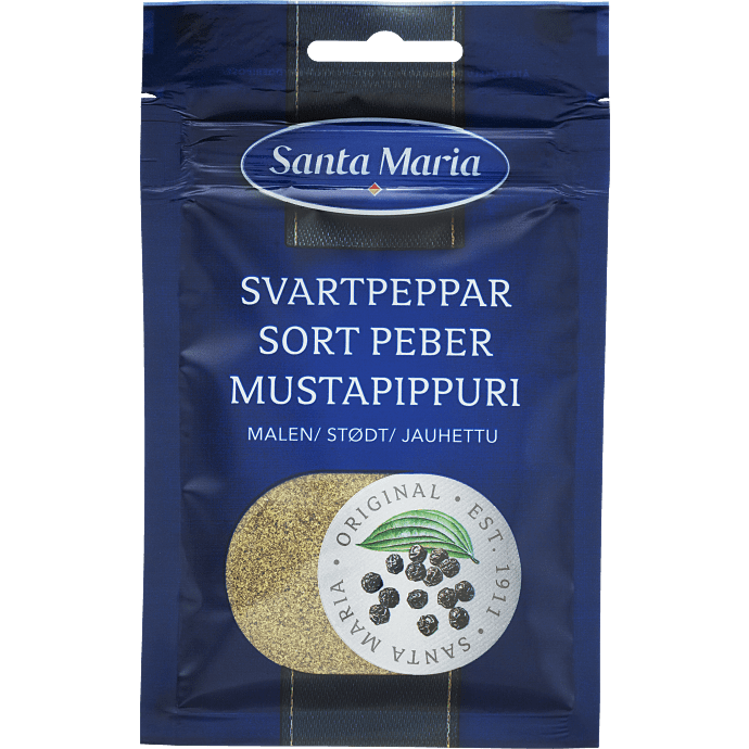 Stødt sort peber