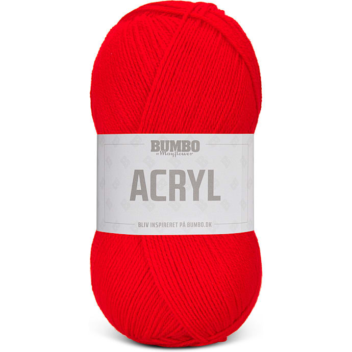 BUMBO Akrylgarn - Rød 007