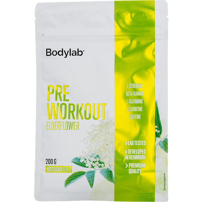 Bodylab Pre workout m. hyldeblomstsmag