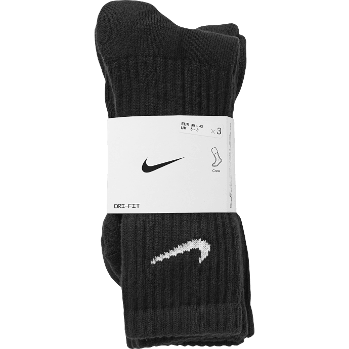 Nike 3-pak strømper str. 38/42 - hvid