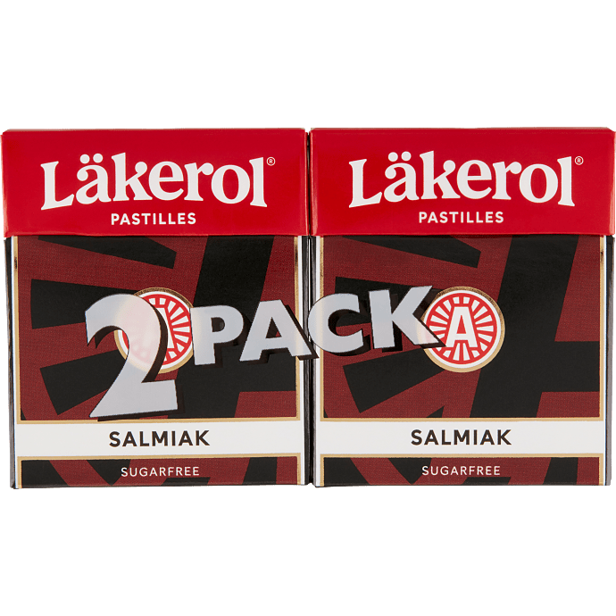 Lakridspastiller m. salmiak sukkerfri