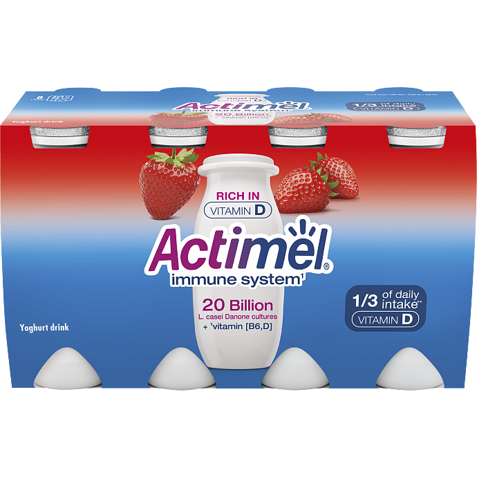 Drikkeyoghurt m. jordbær 1.5 % fedt