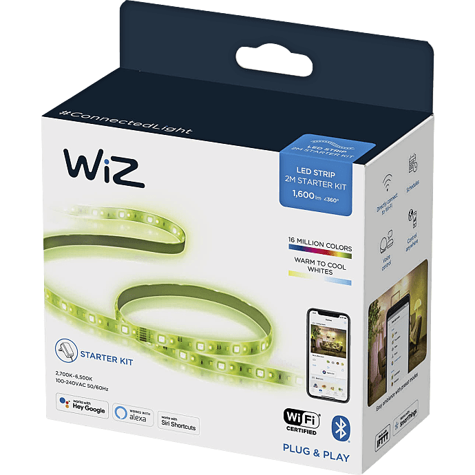 WiZ wifi LED-strip - multifarvet