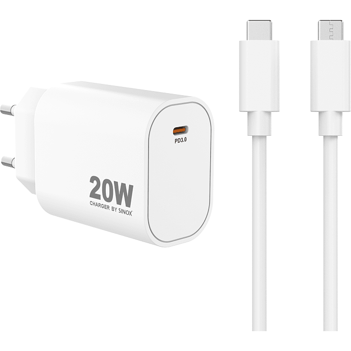 Sinox PRO 230V USB-C PD oplader