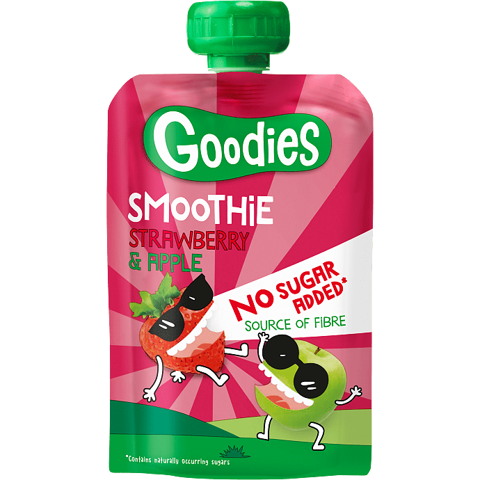 Smoothie m. jordbær og æble