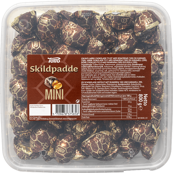 Chokolade m. karamelfyld