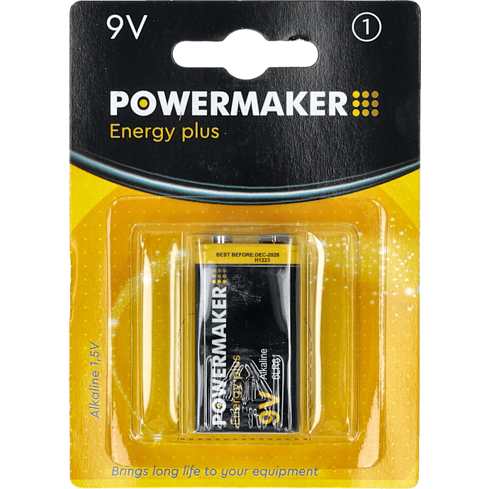 Powermaker 9V batteri
