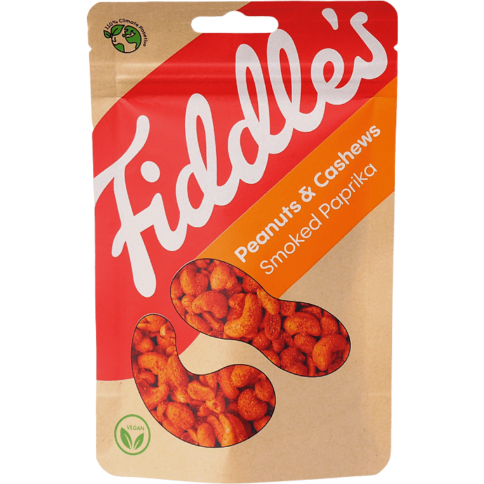 Peanuts og cashew m. røget paprika