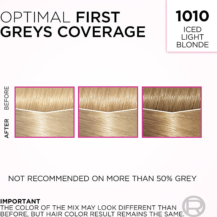 Permanent hårfarve 1010 Light Iced Blonde m. royal jelly u. ammoniak
