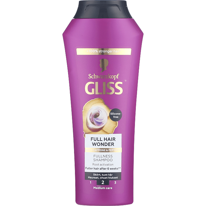 Shampoo uregerligt og tyndt hår