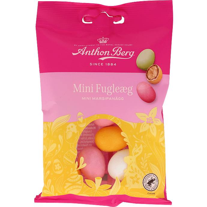Chokoladeæg m. marcipan mini