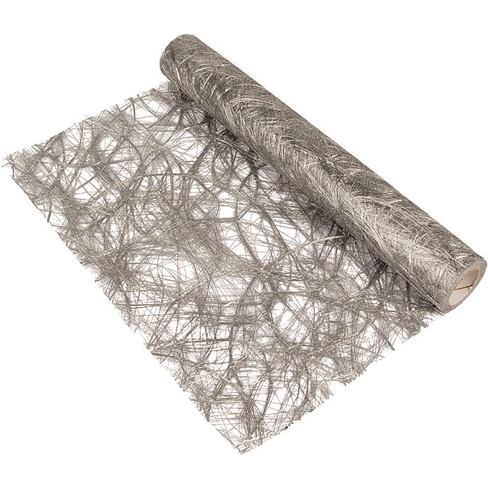 Bordløber  30 cm x 3 meter - sølv