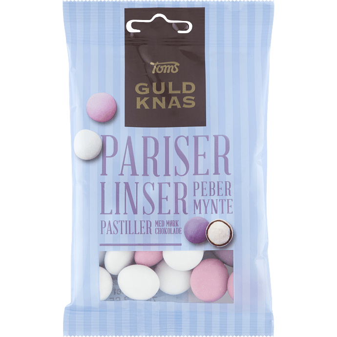 Pebermyntepastiller m. mørk chokolade og sukkerskal