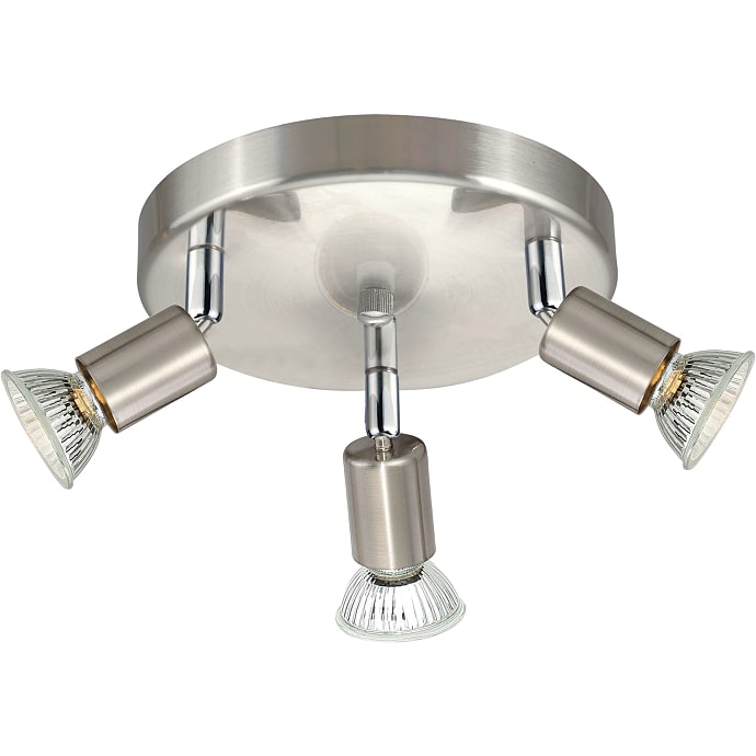 Mini rondel led 3x3w børstet stål