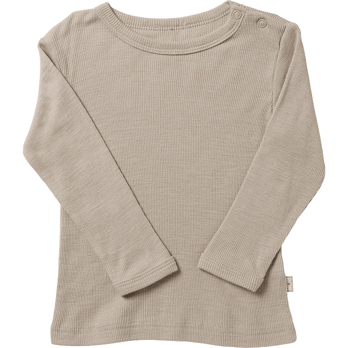 808 baby uld bluse str. 68 - beige