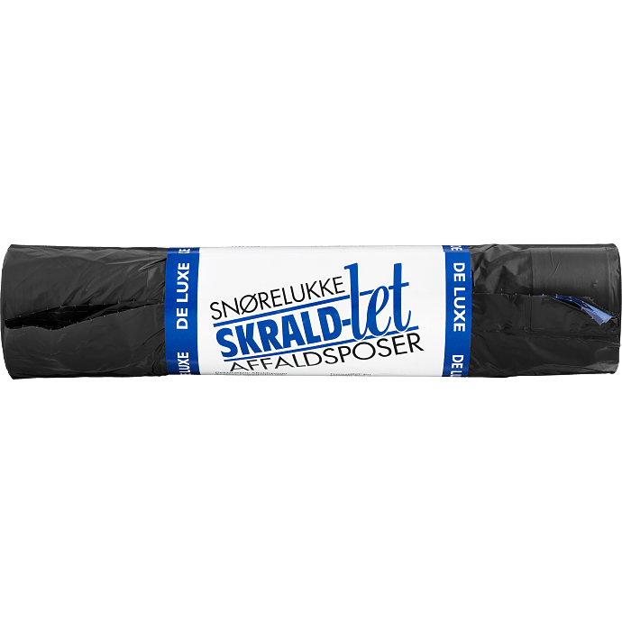 Affaldsposer m. snørreluk 30 L