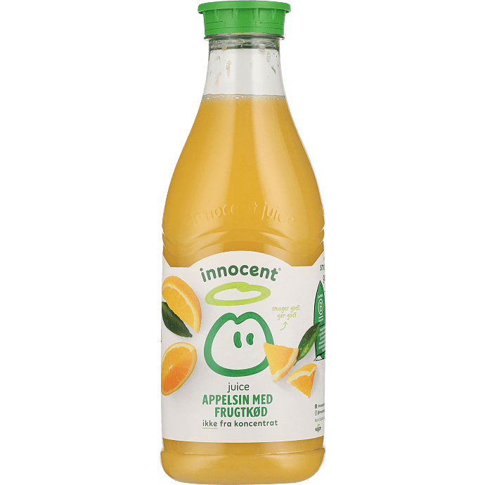 Appelsinjuice m. frugtkød