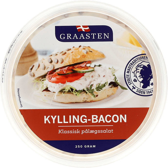 Kyllinge- og baconsalat