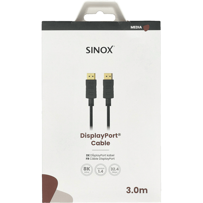 Sinox DisplayPort kabel 3 meter