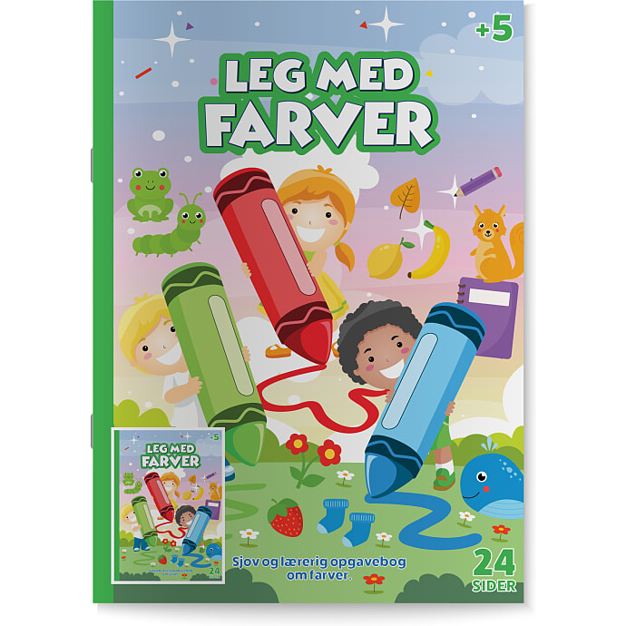 Leg med farver 24 tegninger A4