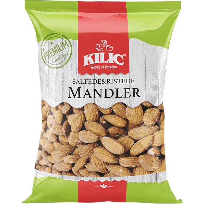Ristede mandler m. salt