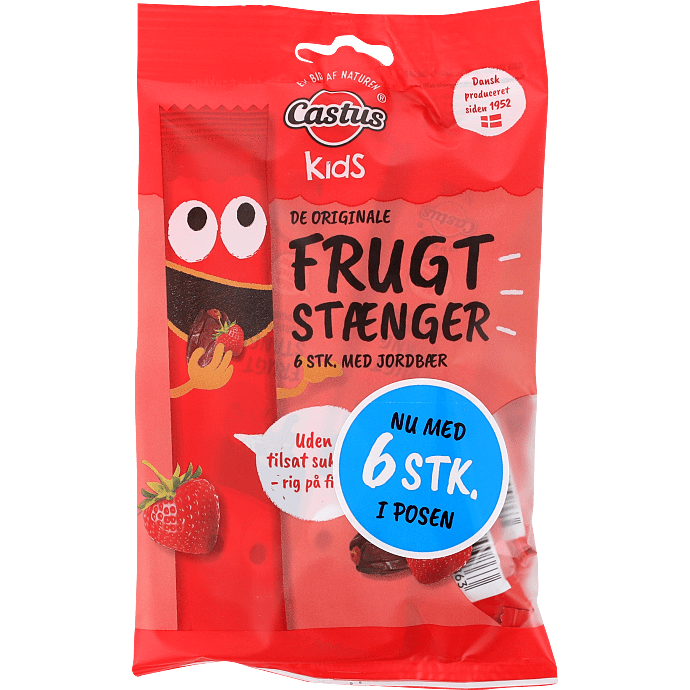 Frugtstænger m. jordbær