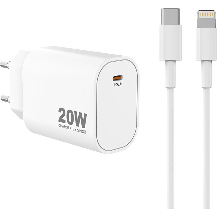 Sinox PRO 230V USB-C PD oplader