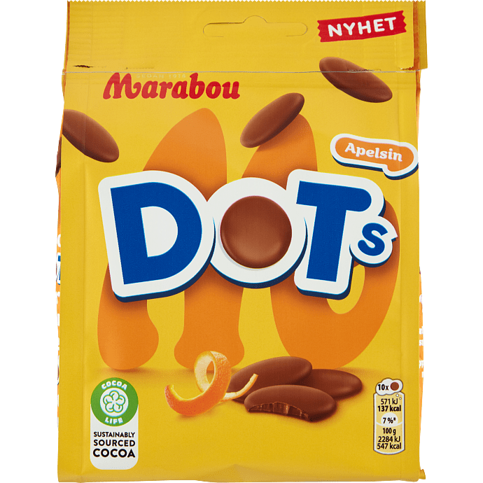 Mælkechokolade m. appelsin