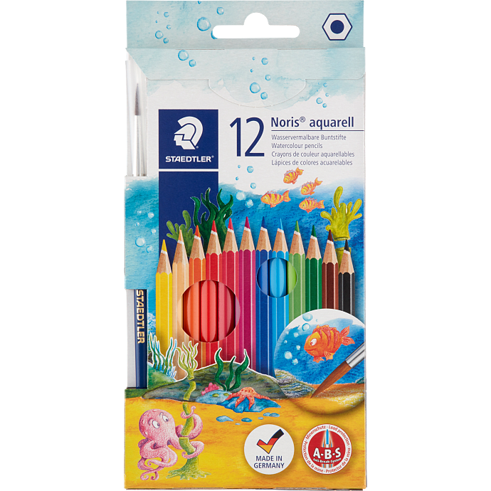 Staedtler nc akvarell farveb. 12 stk