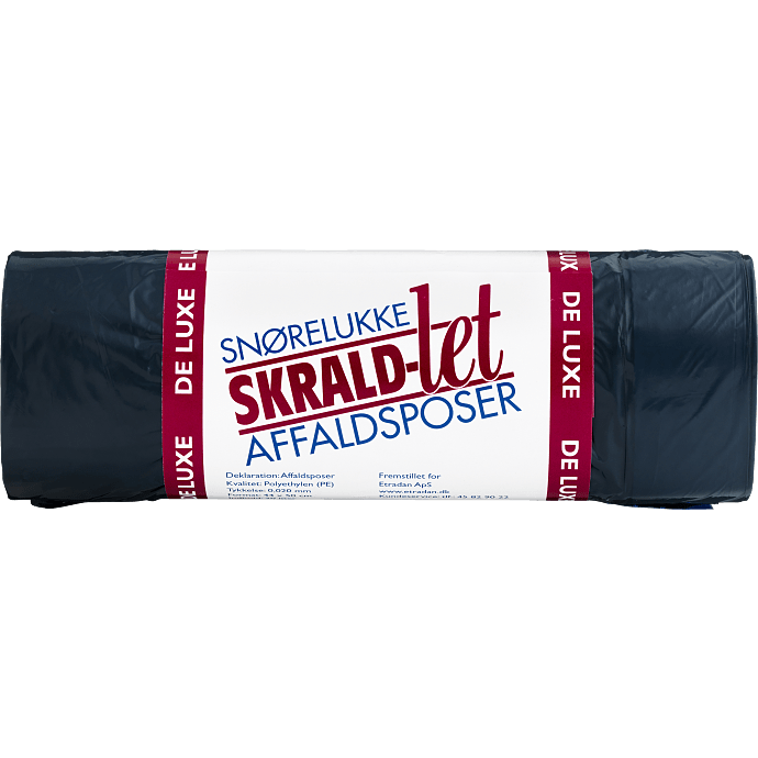 Affaldsposer m. snørreluk 20 L