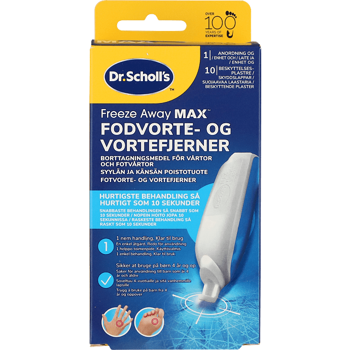 Fodvorte- og vortefjerner