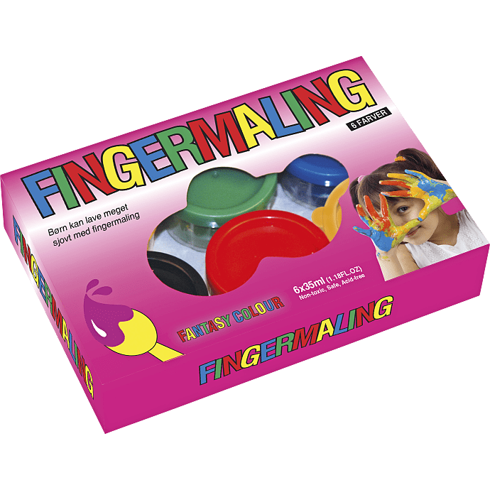 Fingermaling 6 x 35 ml