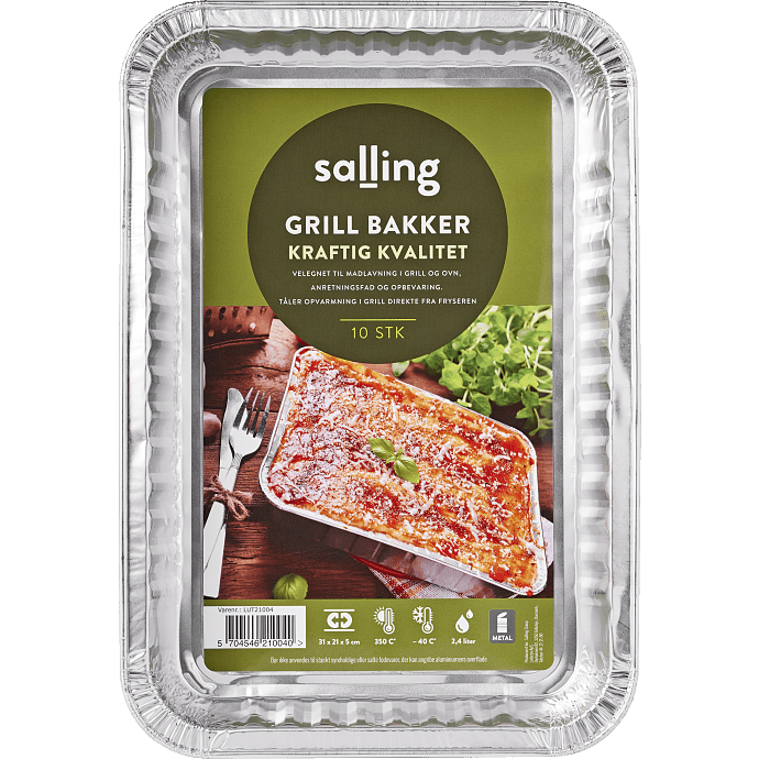 Salling big foil tray