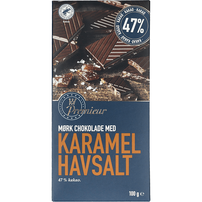 Mørk chokolade m. havsalt