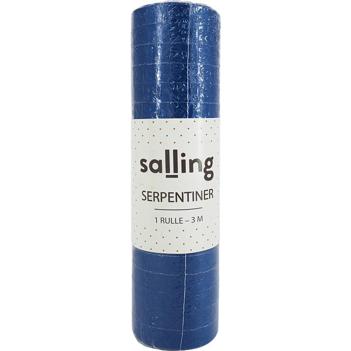 Salling serpentiner L: 3 meter - Blå