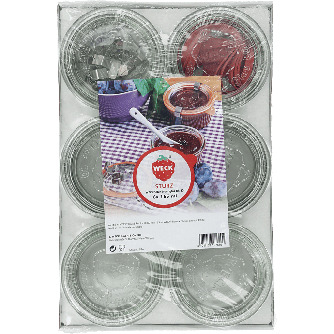 Weck glas 6-pak