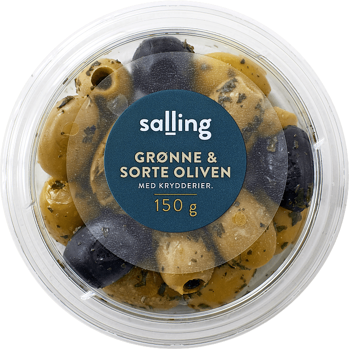 Oliven i urtemarinade