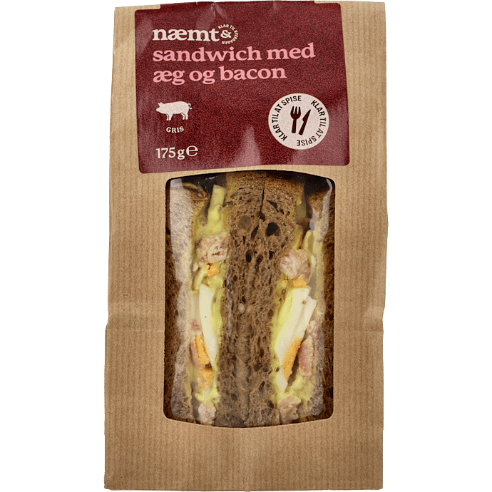 Sandwich m. æg og bacon