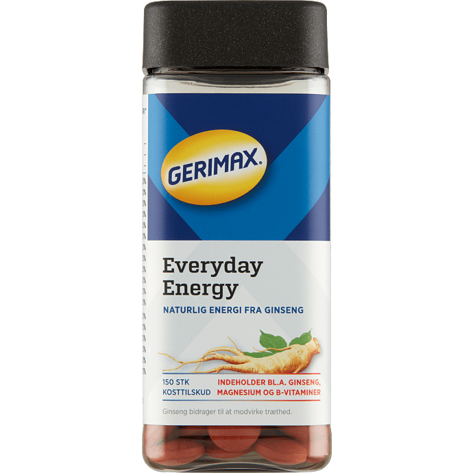 Ginseng, magnesium og B-vitaminer