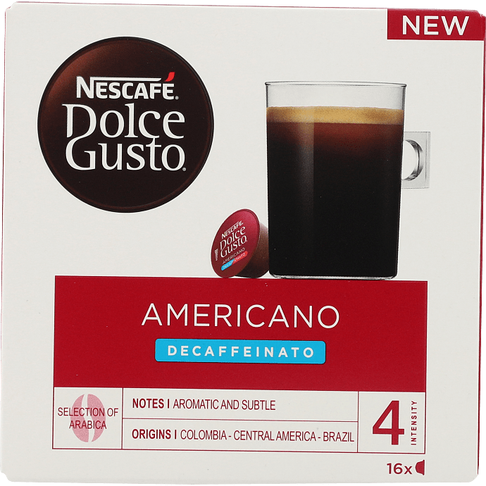 Koffeinfri Americano kaffekapsler