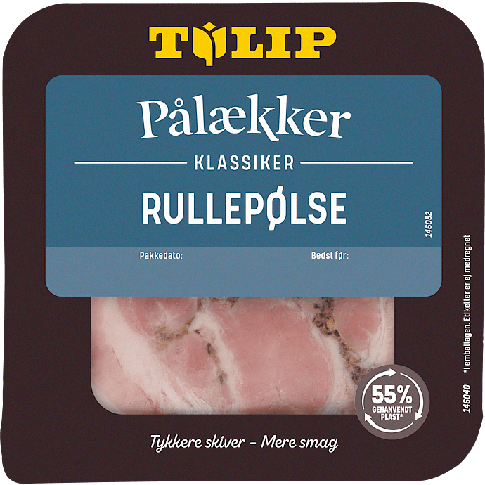 Rullepølse i skiver