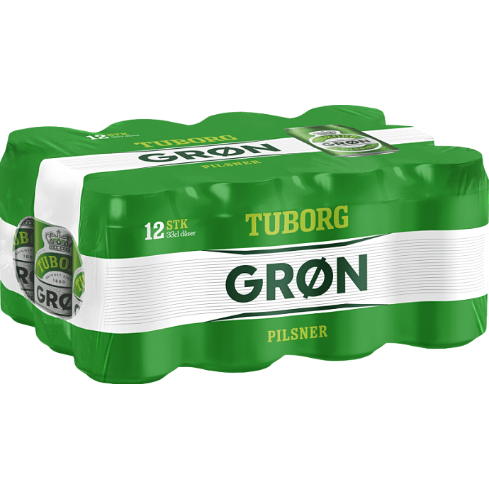 Grøn Tuborg Pilsner